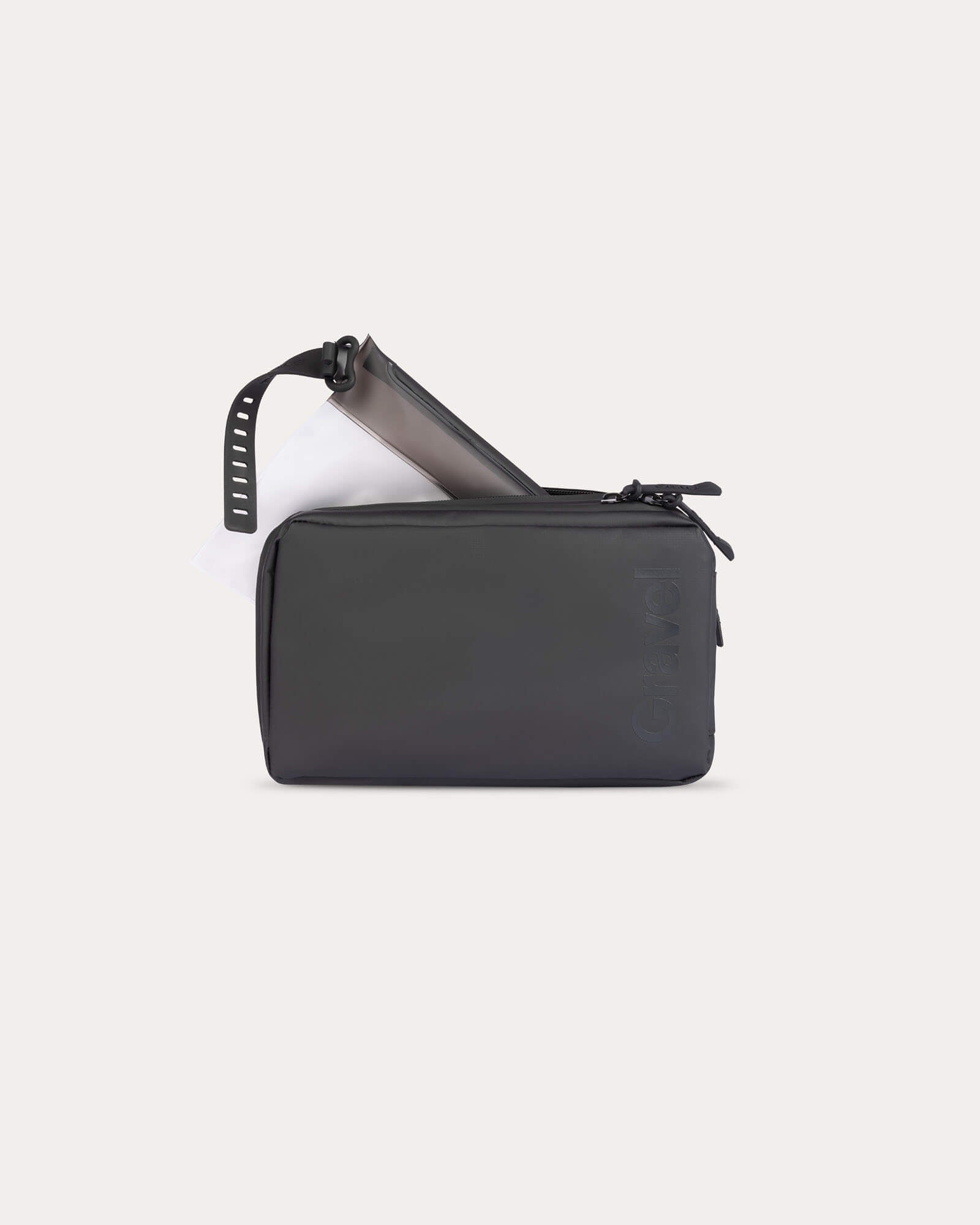 Trousse de toilette noire Explorer PLUS™ - Emballage plus