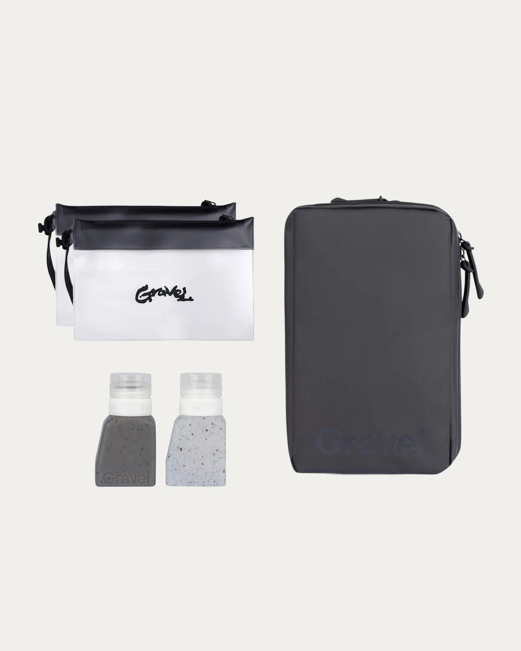Explorer PLUS™ Hanging Travel Toiletry Bag, Bottles, & TSA Compliant Bag | Bundle