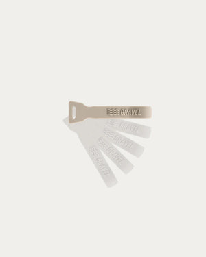 Toiletry Bag Zipper Pulls Stone
