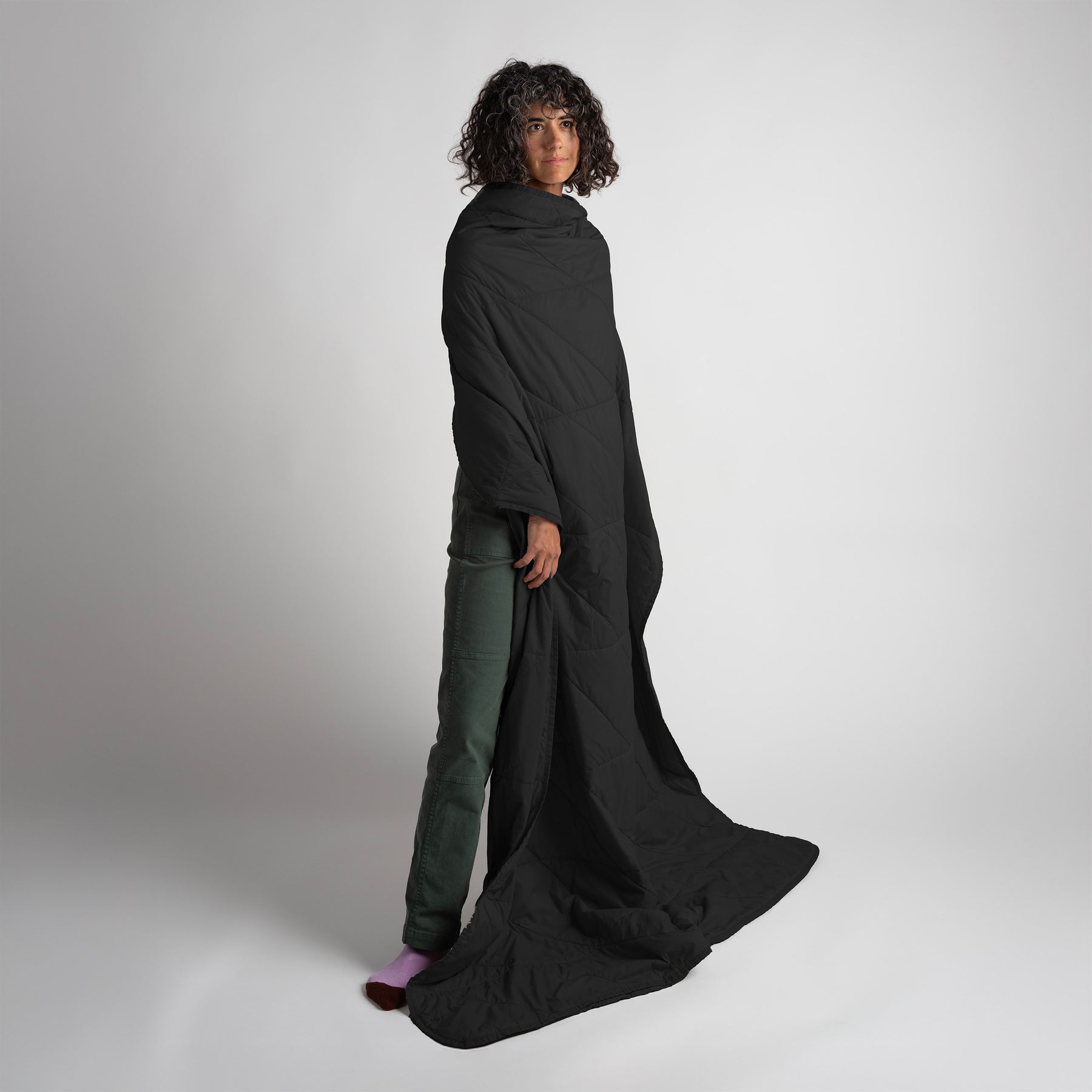 Couverture de voyage Layover™ - Isolée et pliable | Noir XL