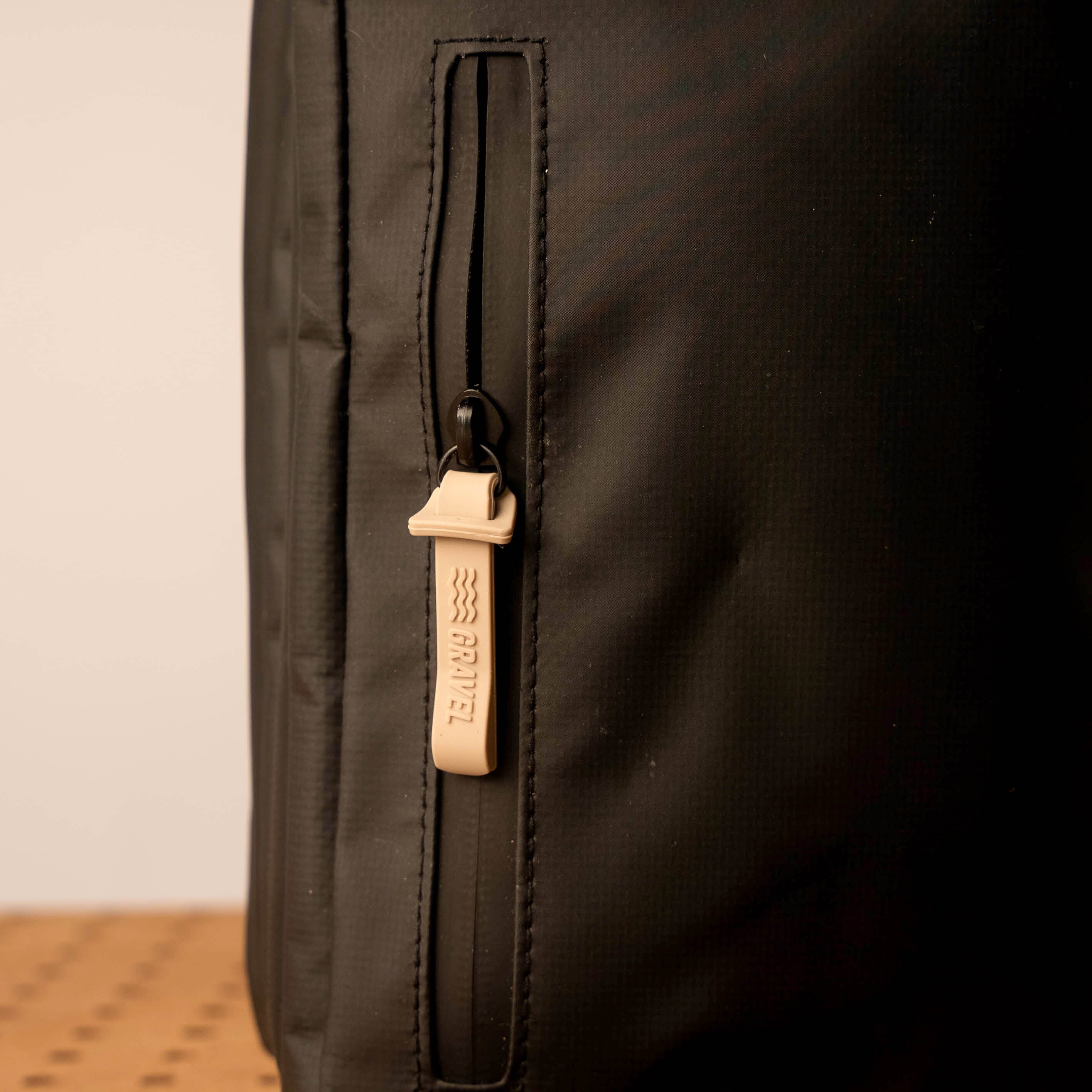 Toiletry Bag Zipper Pulls Stone